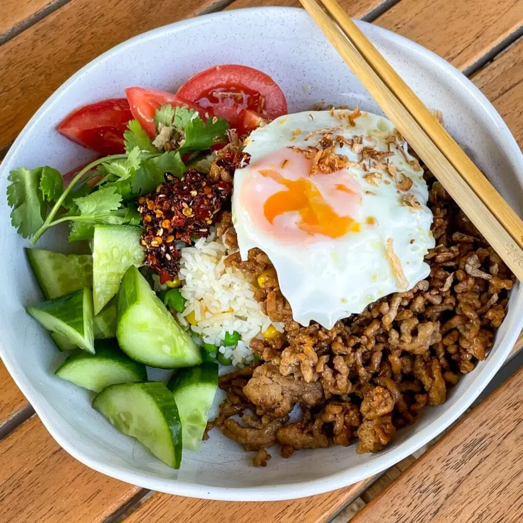 Pork with Garlic Rice Recipe