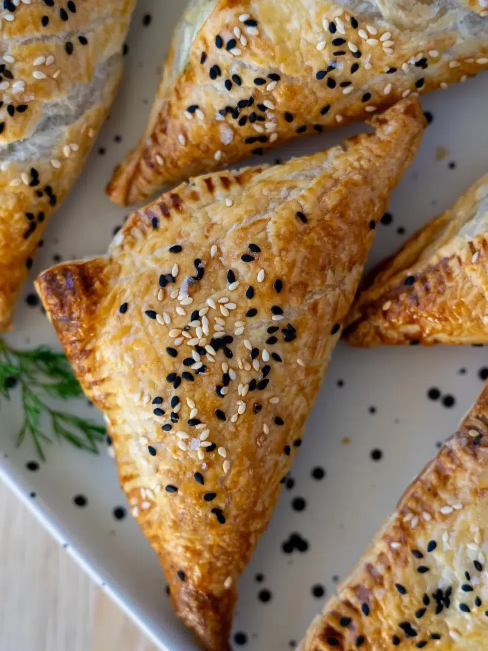 Spinach and Cheese Triangles
