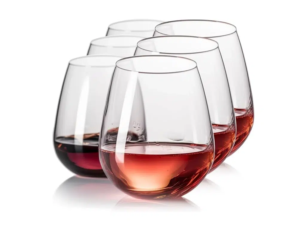 unbreakable stemless wine glasses. 